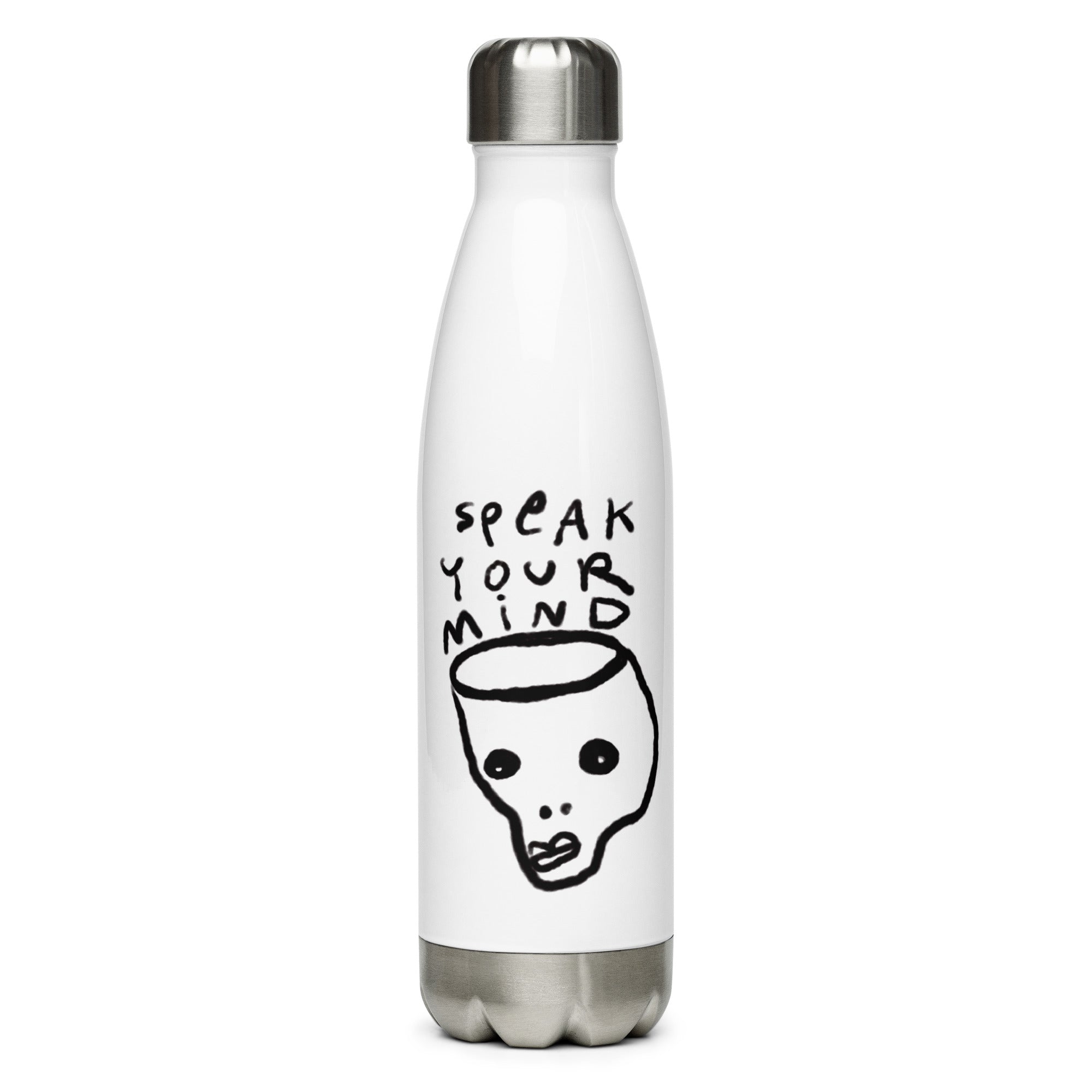 Speak Your Mind Stainless Steel Water Bottle