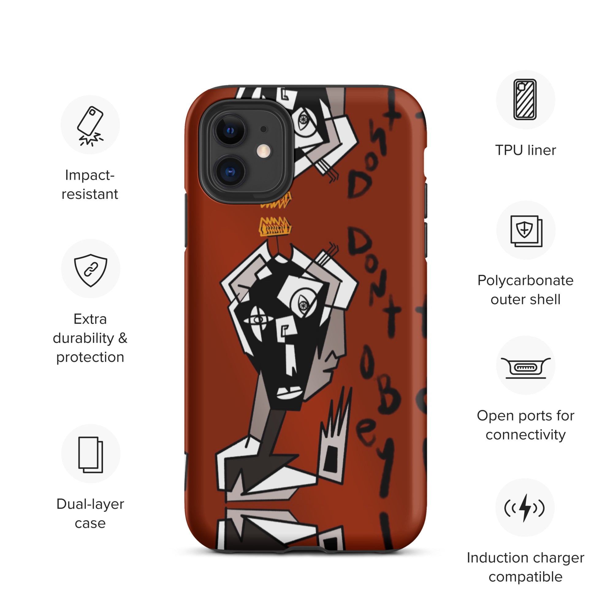Do Not Obey iPhone case